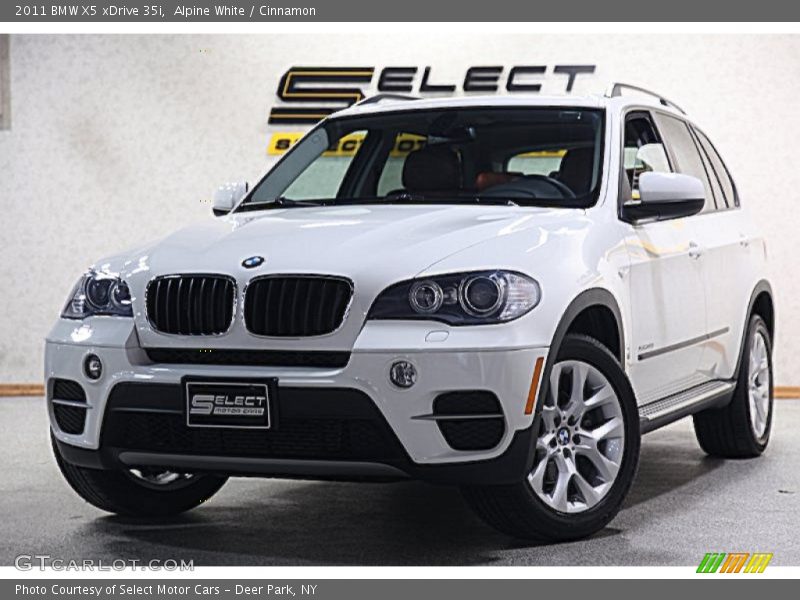 Alpine White / Cinnamon 2011 BMW X5 xDrive 35i