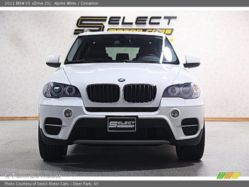 Alpine White / Cinnamon 2011 BMW X5 xDrive 35i