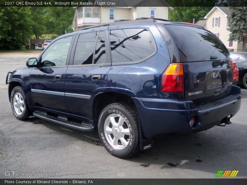 Midnight Blue Metallic / Light Gray 2007 GMC Envoy SLE 4x4