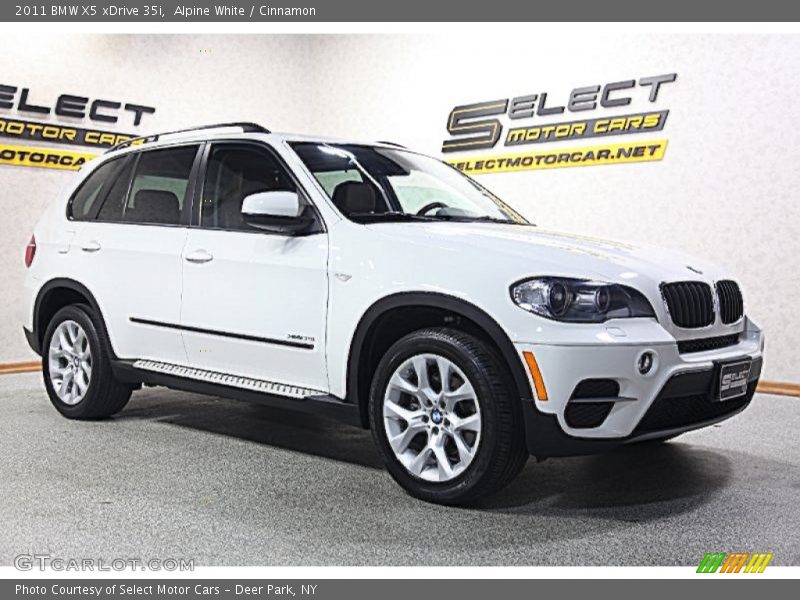 Alpine White / Cinnamon 2011 BMW X5 xDrive 35i