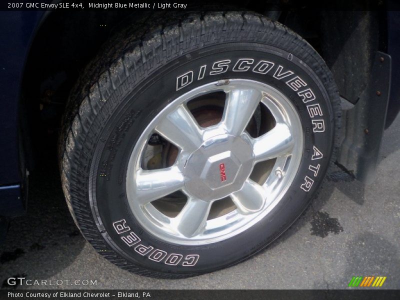 Midnight Blue Metallic / Light Gray 2007 GMC Envoy SLE 4x4