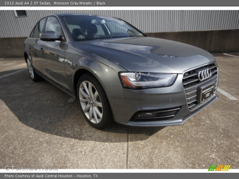 Monsoon Gray Metallic / Black 2013 Audi A4 2.0T Sedan