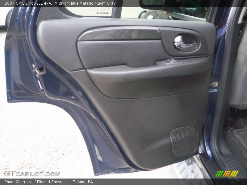 Midnight Blue Metallic / Light Gray 2007 GMC Envoy SLE 4x4