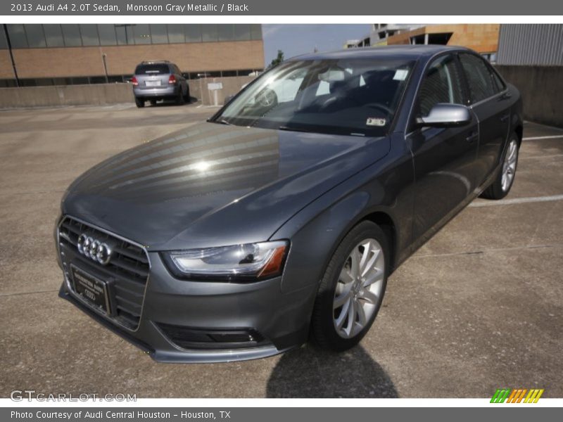 Monsoon Gray Metallic / Black 2013 Audi A4 2.0T Sedan