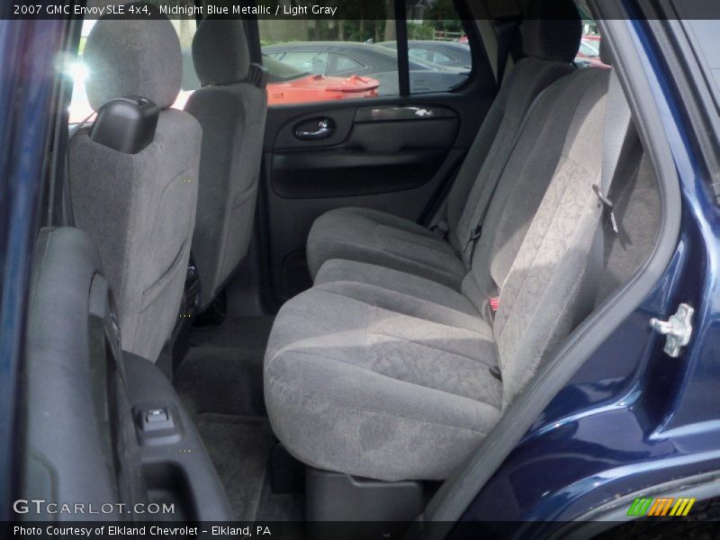 Midnight Blue Metallic / Light Gray 2007 GMC Envoy SLE 4x4