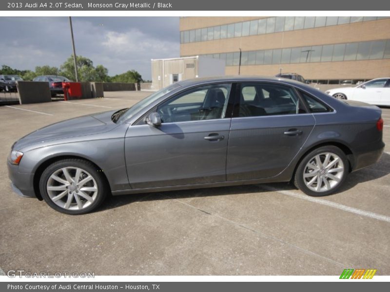 Monsoon Gray Metallic / Black 2013 Audi A4 2.0T Sedan