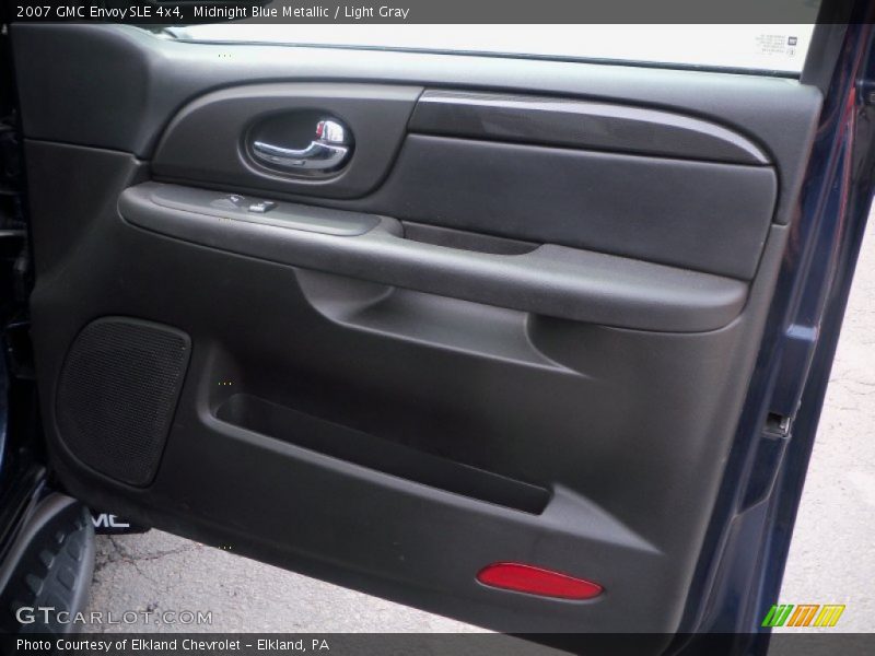 Midnight Blue Metallic / Light Gray 2007 GMC Envoy SLE 4x4