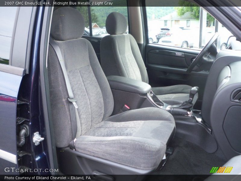Midnight Blue Metallic / Light Gray 2007 GMC Envoy SLE 4x4