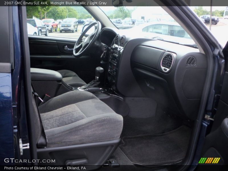 Midnight Blue Metallic / Light Gray 2007 GMC Envoy SLE 4x4