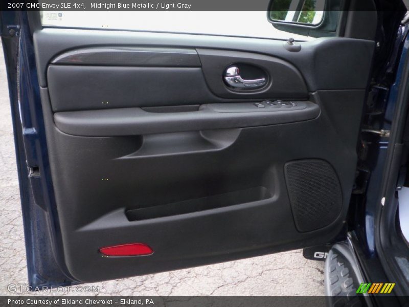 Midnight Blue Metallic / Light Gray 2007 GMC Envoy SLE 4x4