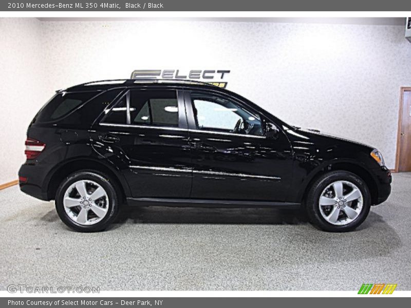 Black / Black 2010 Mercedes-Benz ML 350 4Matic