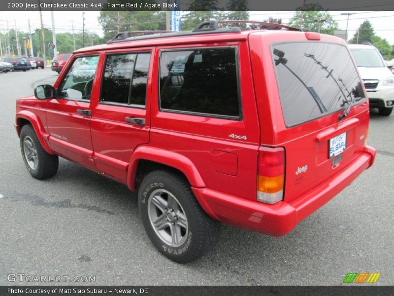 Flame Red / Agate Black 2000 Jeep Cherokee Classic 4x4