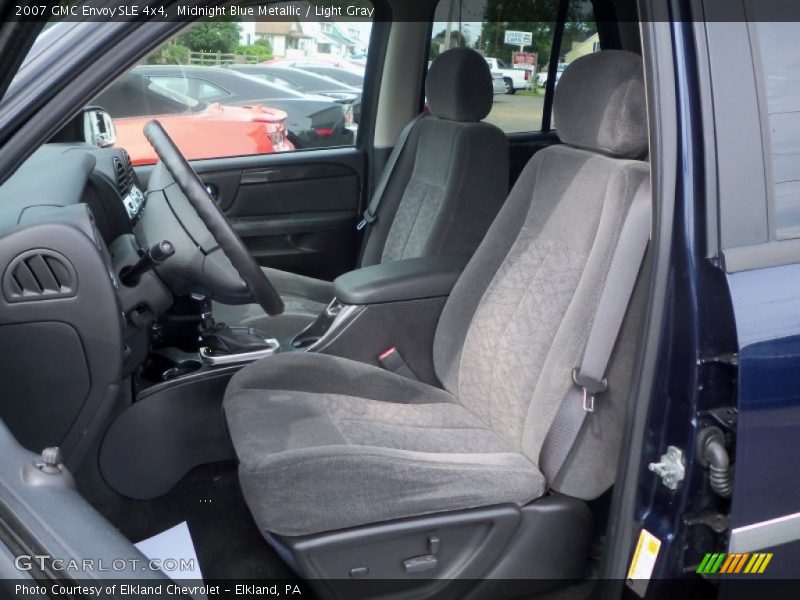 Midnight Blue Metallic / Light Gray 2007 GMC Envoy SLE 4x4