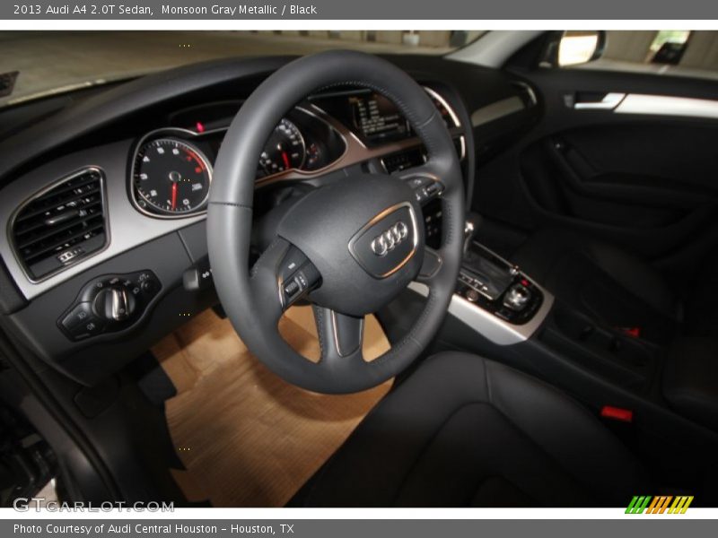 Monsoon Gray Metallic / Black 2013 Audi A4 2.0T Sedan