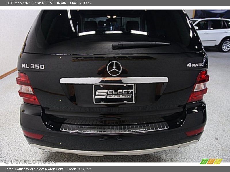 Black / Black 2010 Mercedes-Benz ML 350 4Matic