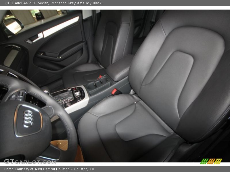 Monsoon Gray Metallic / Black 2013 Audi A4 2.0T Sedan