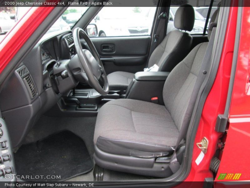 Front Seat of 2000 Cherokee Classic 4x4