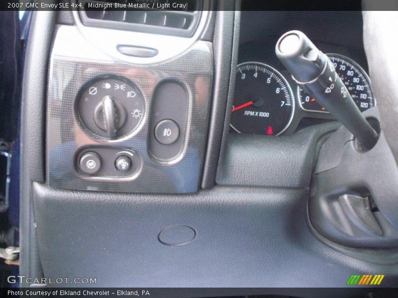 Midnight Blue Metallic / Light Gray 2007 GMC Envoy SLE 4x4