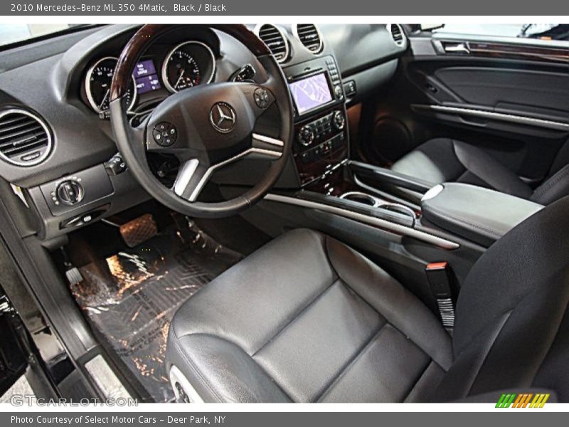 Black / Black 2010 Mercedes-Benz ML 350 4Matic