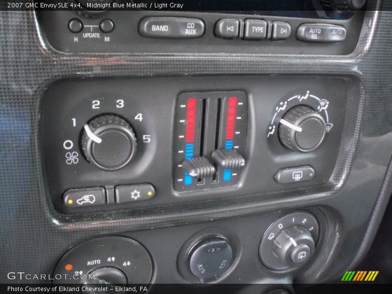 Midnight Blue Metallic / Light Gray 2007 GMC Envoy SLE 4x4