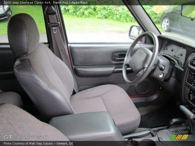 Front Seat of 2000 Cherokee Classic 4x4