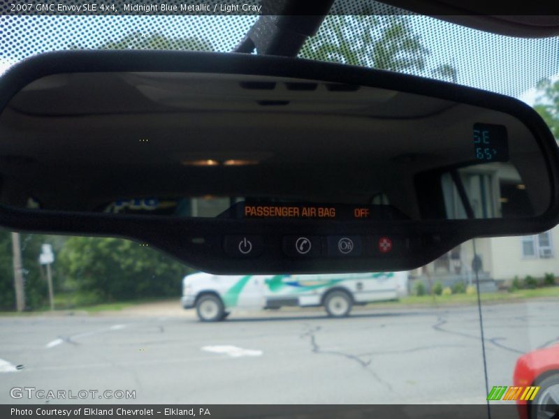 Midnight Blue Metallic / Light Gray 2007 GMC Envoy SLE 4x4