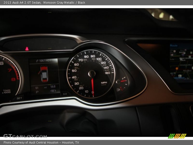 Monsoon Gray Metallic / Black 2013 Audi A4 2.0T Sedan