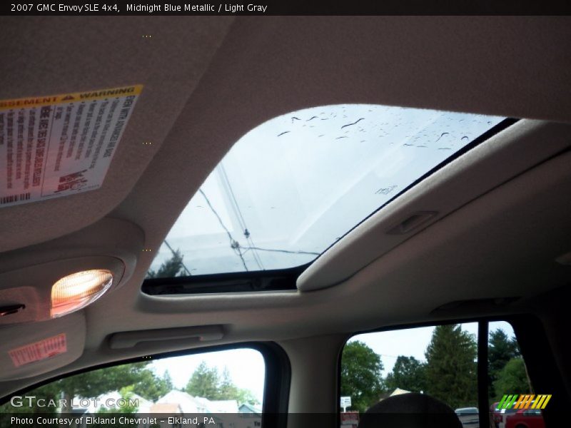 Midnight Blue Metallic / Light Gray 2007 GMC Envoy SLE 4x4
