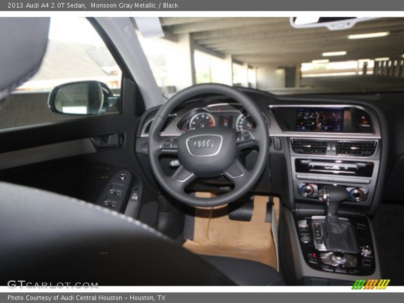 Monsoon Gray Metallic / Black 2013 Audi A4 2.0T Sedan