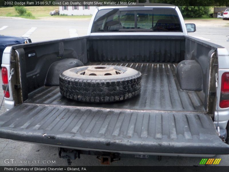 Bright Silver Metallic / Mist Gray 2002 Dodge Ram 3500 SLT Quad Cab Dually