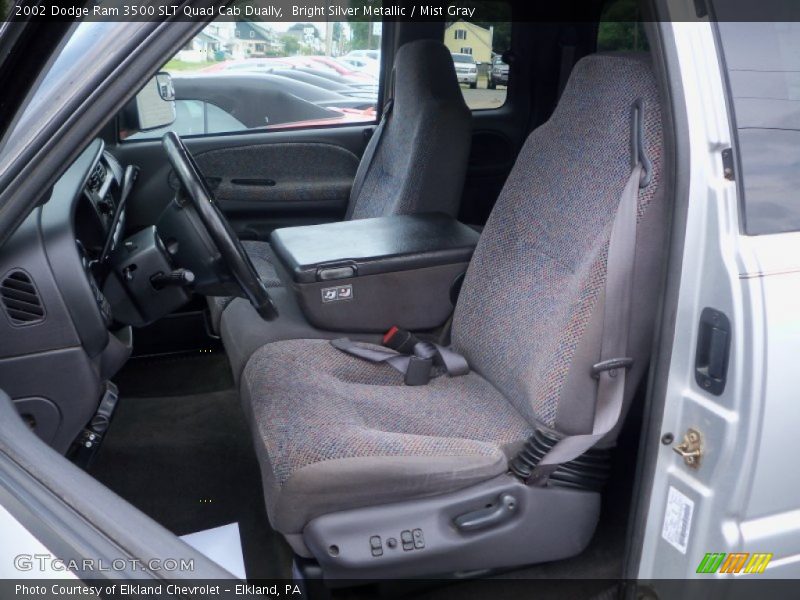 Front Seat of 2002 Ram 3500 SLT Quad Cab Dually