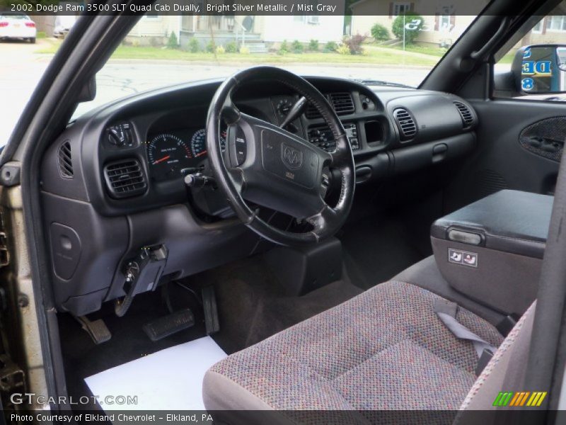 Mist Gray Interior - 2002 Ram 3500 SLT Quad Cab Dually 