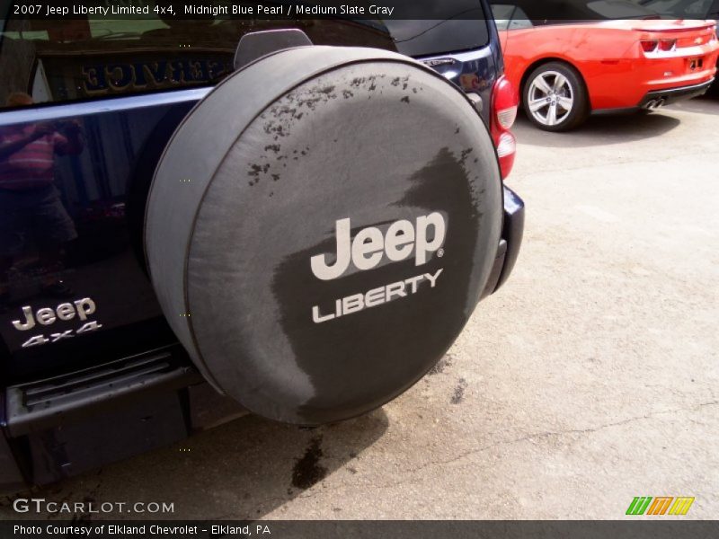 Midnight Blue Pearl / Medium Slate Gray 2007 Jeep Liberty Limited 4x4