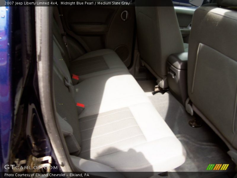 Midnight Blue Pearl / Medium Slate Gray 2007 Jeep Liberty Limited 4x4