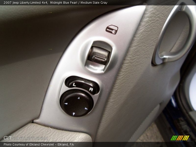 Midnight Blue Pearl / Medium Slate Gray 2007 Jeep Liberty Limited 4x4