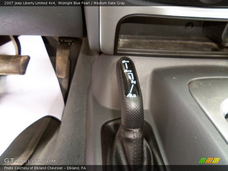 Midnight Blue Pearl / Medium Slate Gray 2007 Jeep Liberty Limited 4x4