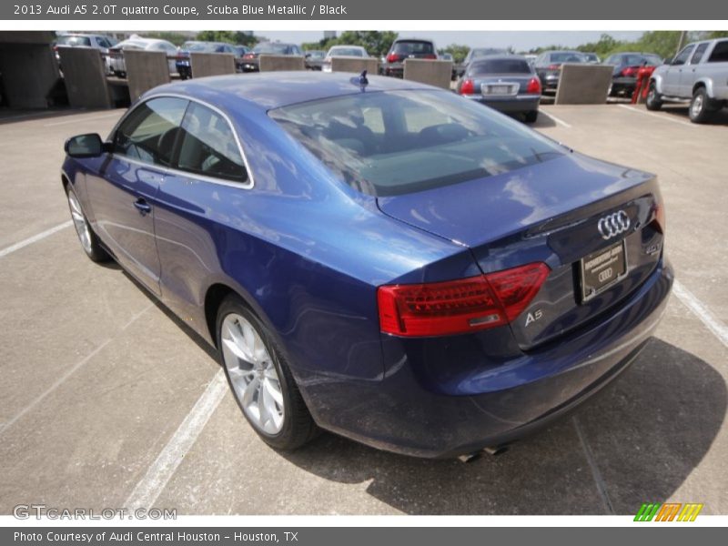 Scuba Blue Metallic / Black 2013 Audi A5 2.0T quattro Coupe
