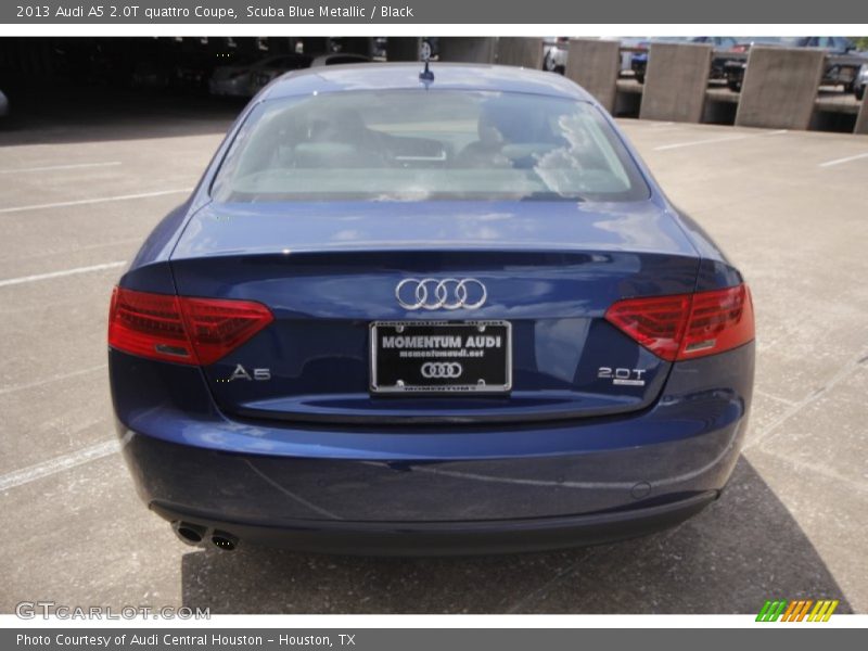 Scuba Blue Metallic / Black 2013 Audi A5 2.0T quattro Coupe