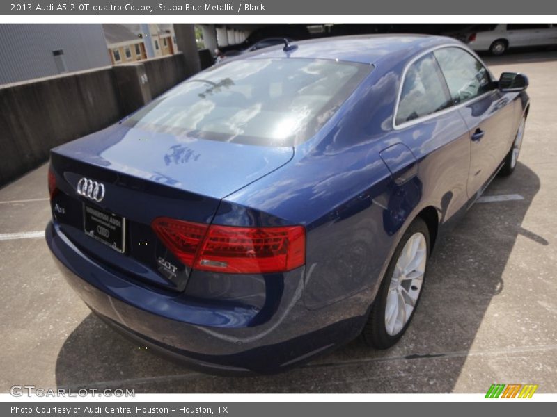 Scuba Blue Metallic / Black 2013 Audi A5 2.0T quattro Coupe
