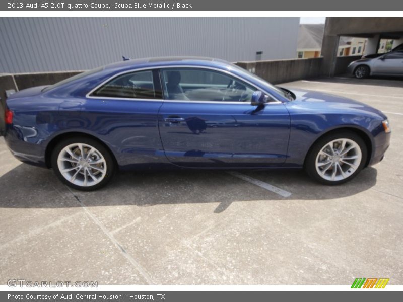 Scuba Blue Metallic / Black 2013 Audi A5 2.0T quattro Coupe