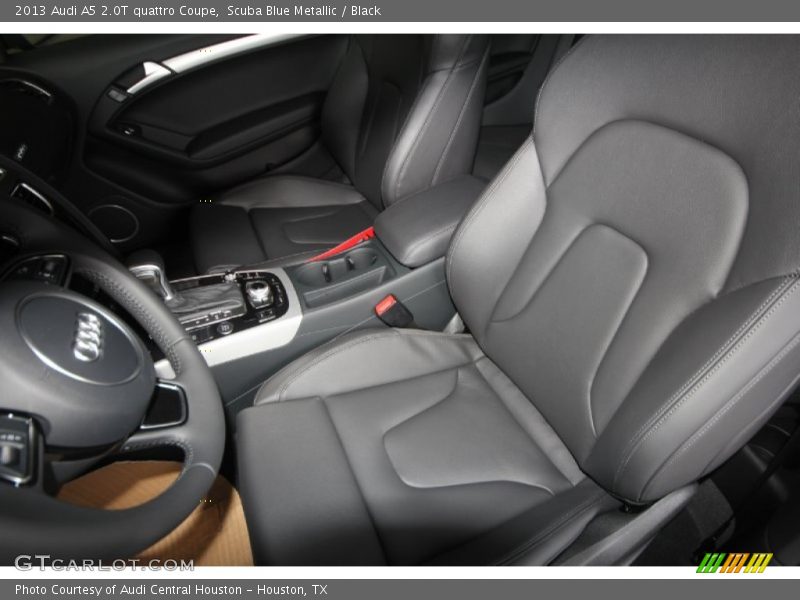 Scuba Blue Metallic / Black 2013 Audi A5 2.0T quattro Coupe