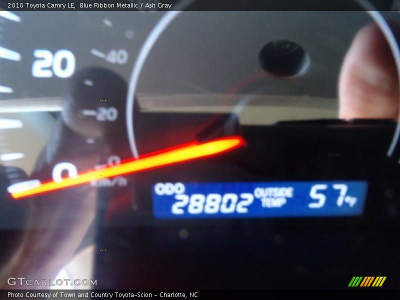 Blue Ribbon Metallic / Ash Gray 2010 Toyota Camry LE