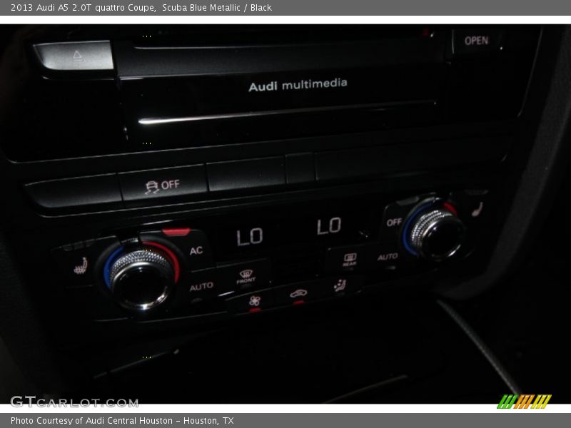 Scuba Blue Metallic / Black 2013 Audi A5 2.0T quattro Coupe