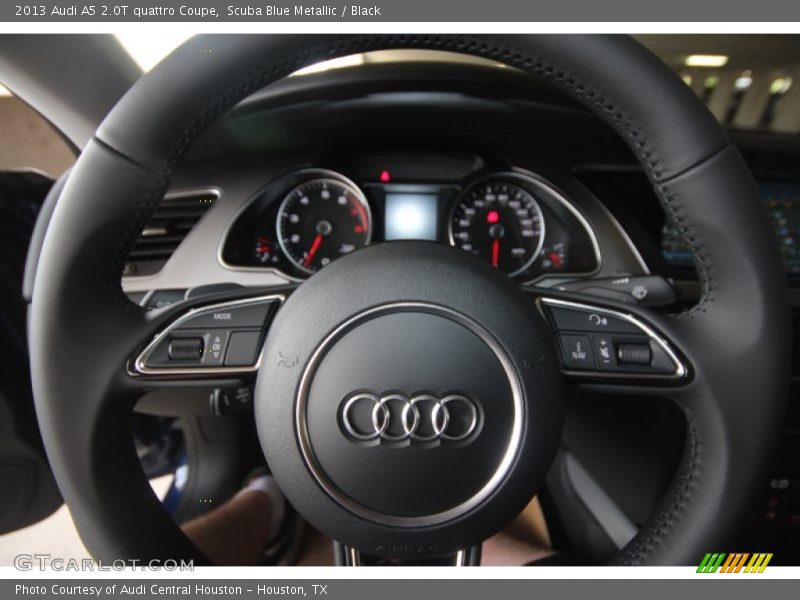 Scuba Blue Metallic / Black 2013 Audi A5 2.0T quattro Coupe