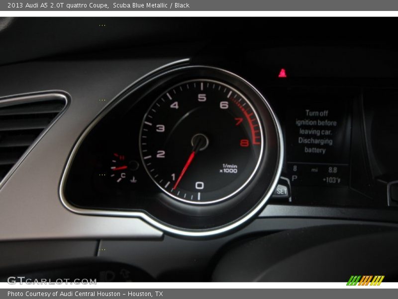 Scuba Blue Metallic / Black 2013 Audi A5 2.0T quattro Coupe