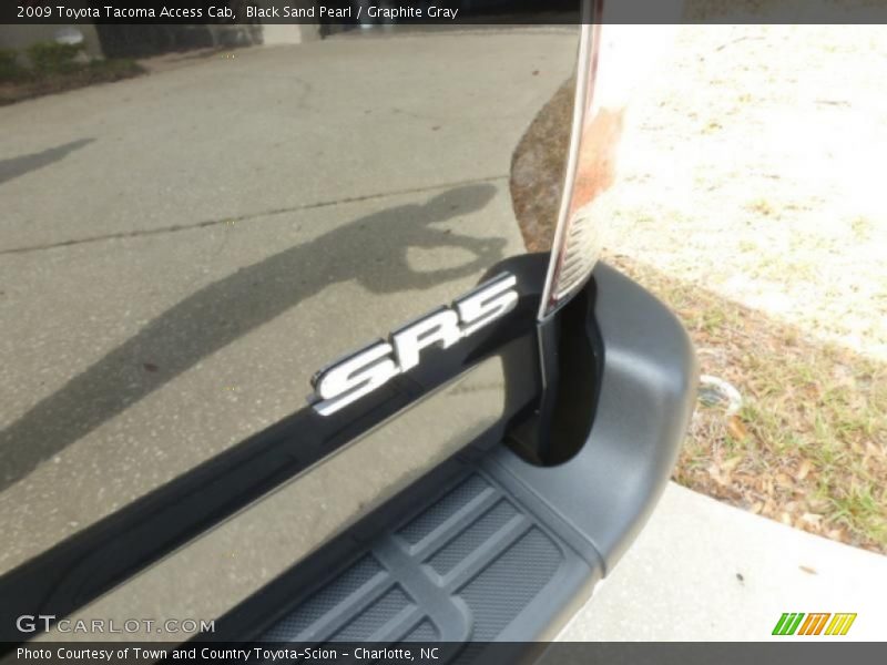 Black Sand Pearl / Graphite Gray 2009 Toyota Tacoma Access Cab