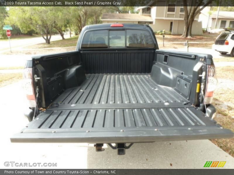 Black Sand Pearl / Graphite Gray 2009 Toyota Tacoma Access Cab