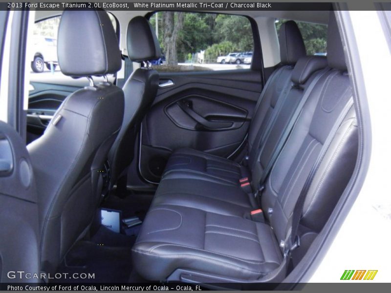 Rear Seat of 2013 Escape Titanium 2.0L EcoBoost