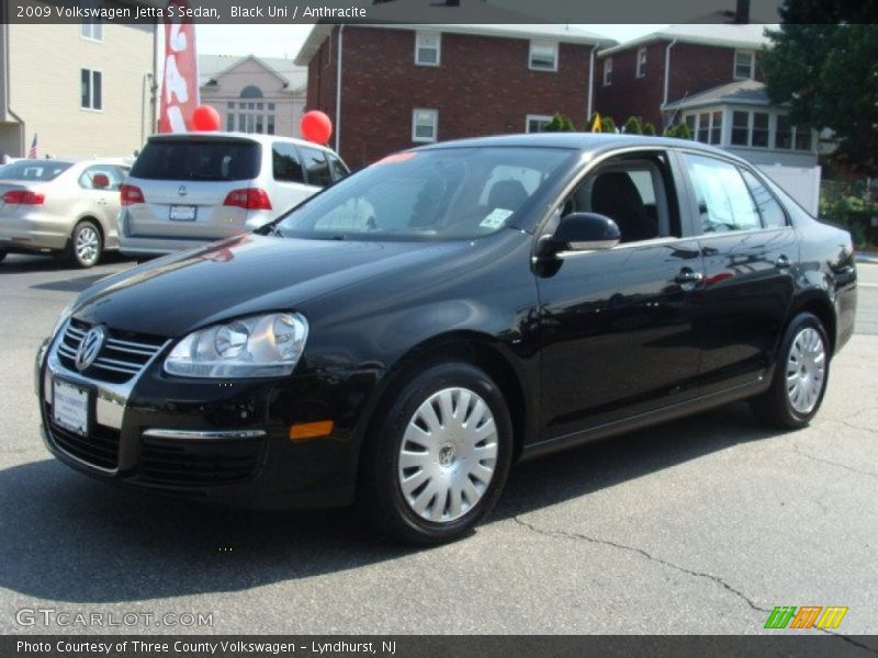 Black Uni / Anthracite 2009 Volkswagen Jetta S Sedan