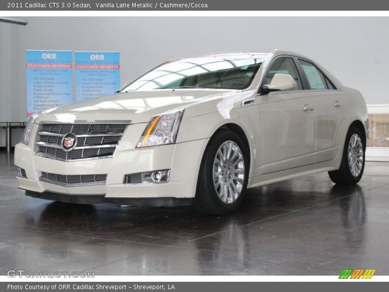 Vanilla Latte Metallic / Cashmere/Cocoa 2011 Cadillac CTS 3.0 Sedan